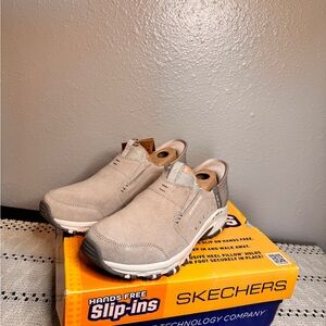 Skechers Women's Slip-Ins Beige Sneakers